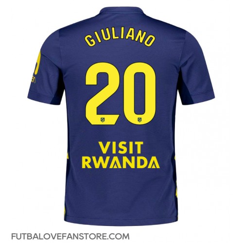Atletico Madrid Giuliano Simeone #20 Vonkajší futbalový dres 2025-26 Krátky Rukáv Atletico Madrid Giuliano Simeone #20 Vonkajší futbalový dres 2025-26 Krátky Rukáv